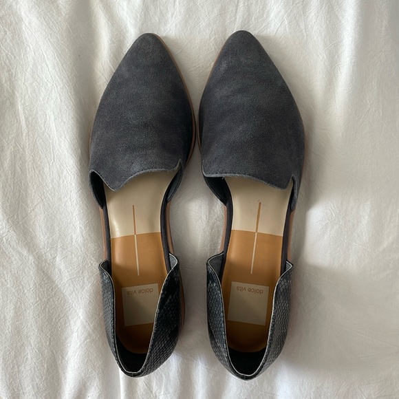 dolce vita snakeskin flats